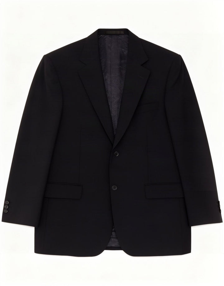 Marks & Spencer Chaqueta tipo blazer de 2 botones para hombre UK 40 Medium Azul marino Lana nueva