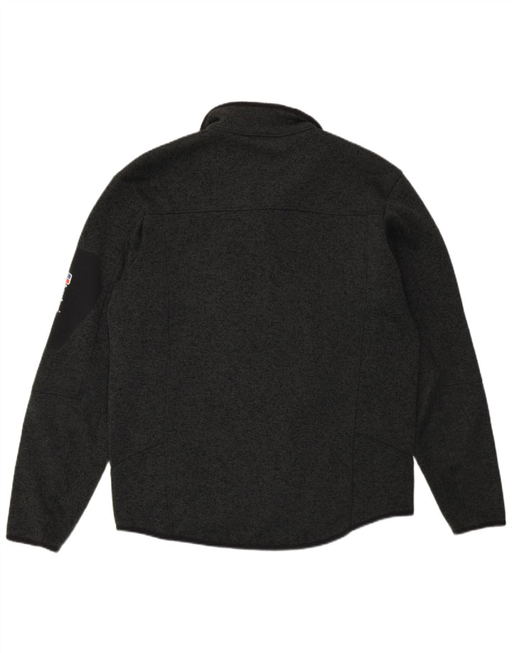 Berghaus Hombre Chándal Top Chaqueta Grande Gris Moteado Poliéster