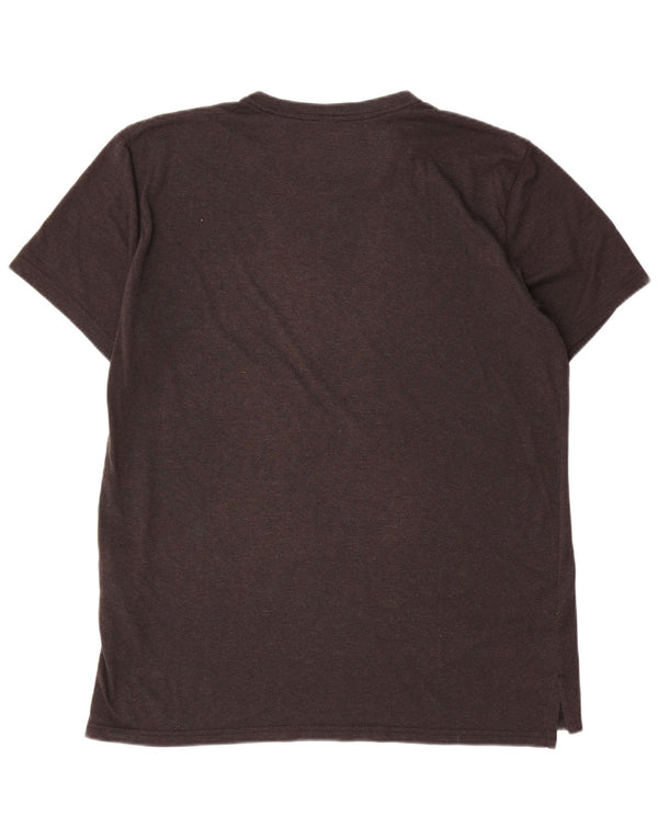 Camiseta Nike Dri Fit Graphic para hombre, talla grande, poliéster gris
