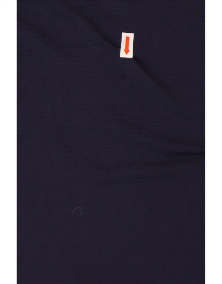 SUPERDRY Camiseta gráfica para hombre Top Small Azul marino Poliéster