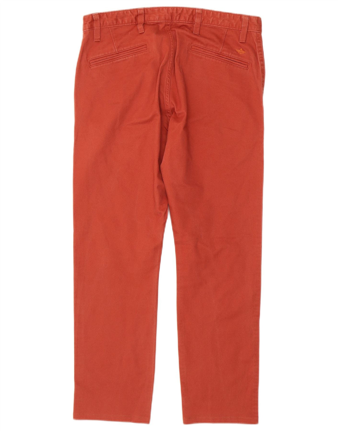 DOCKERS Pantalón chino recto para hombre W34 L28 Rojo