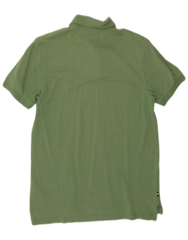 Polo Tommy Hilfiger Hombre Pequeño Algodón Verde