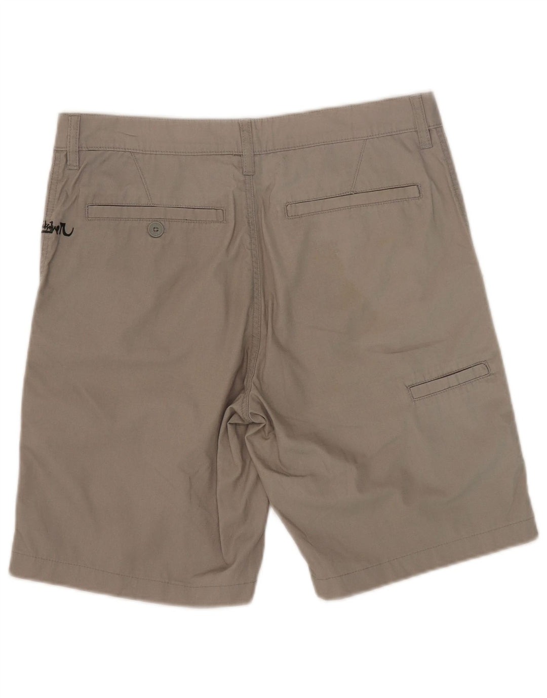 Pantalones cortos chinos Quiksilver para hombre W31 Poliéster gris medio