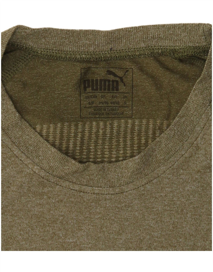 Camiseta Puma Hombre Top Small Caqui