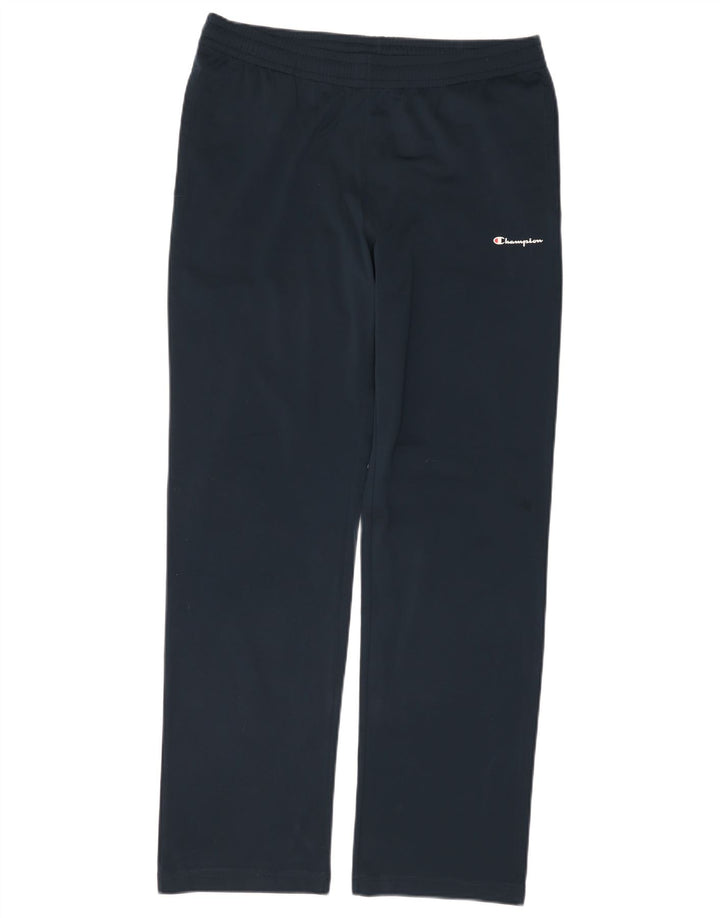 Champion Pantalón De Chándal Para Hombre Grande Azul Marino Poliéster