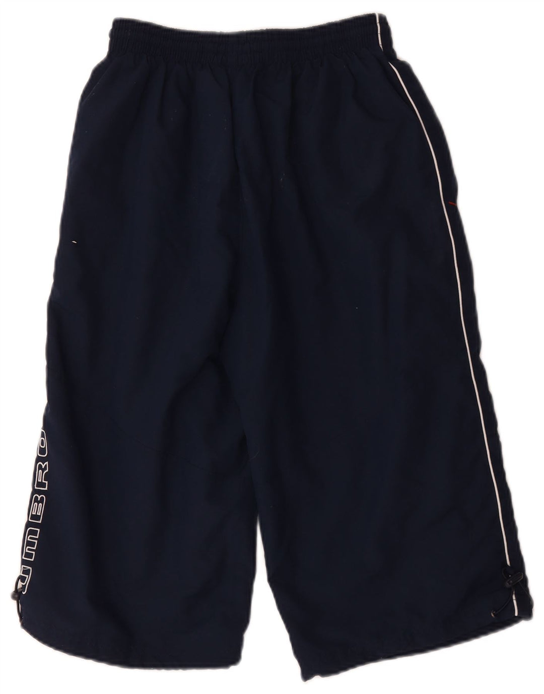 Umbro Bermudas estampadas para hombre, pantalones cortos deportivos, poliéster azul marino pequeño