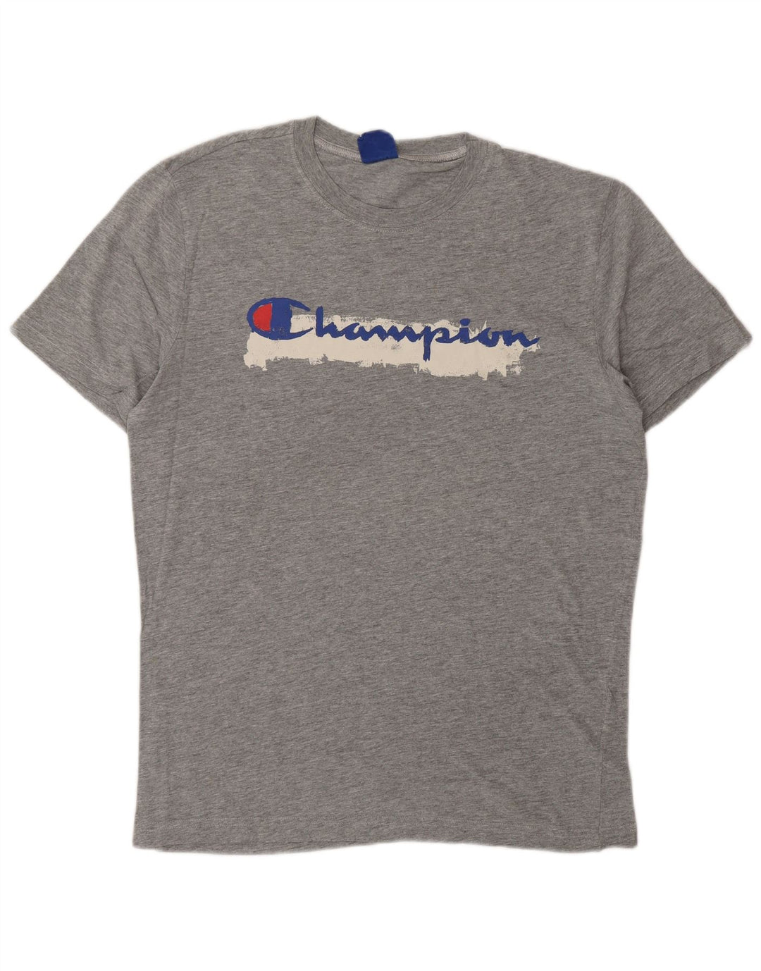 CHAMPION Camiseta gráfica para hombre Top grande gris moteado