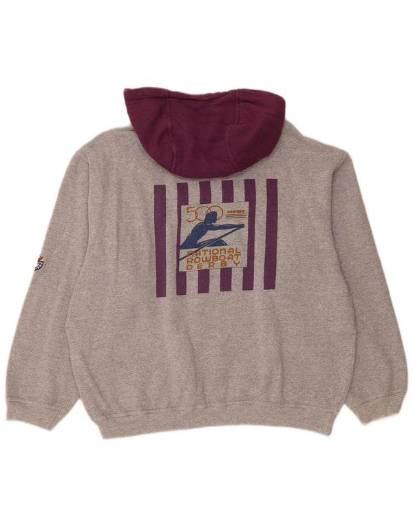 L'Equipe Jersey con capucha y ajuste holgado para mujer UK 20 2XL Algodón gris