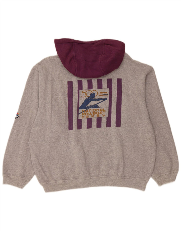 L'Equipe Jersey con capucha y ajuste holgado para mujer UK 20 2XL Algodón gris