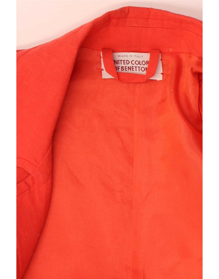 Abrigo Benetton Mujer ES 44 Medio Naranja