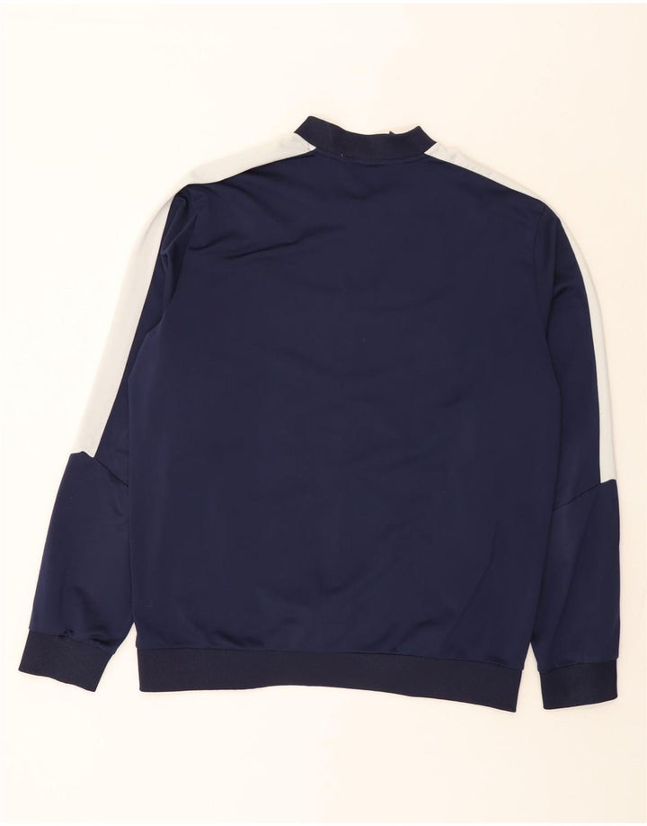 Puma Hombre Gráfico Chándal Top Chaqueta XL Azul Marino Colorblock