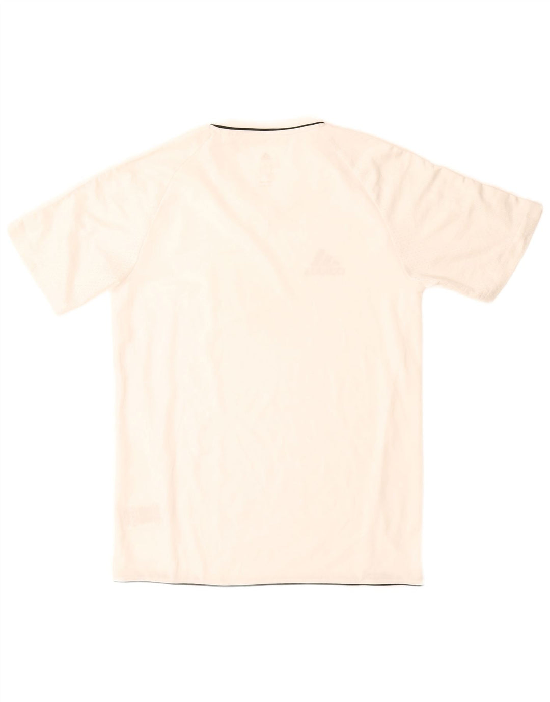 Adidas Mens Climacool Camiseta Top Pequeño Blanco Poliéster