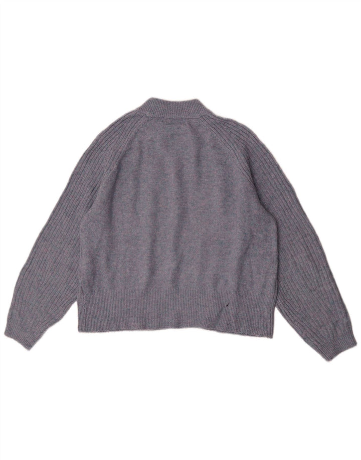 Marks & Spencer - Jersey de cuello redondo para mujer, talla 40, tamaño mediano, azul marino