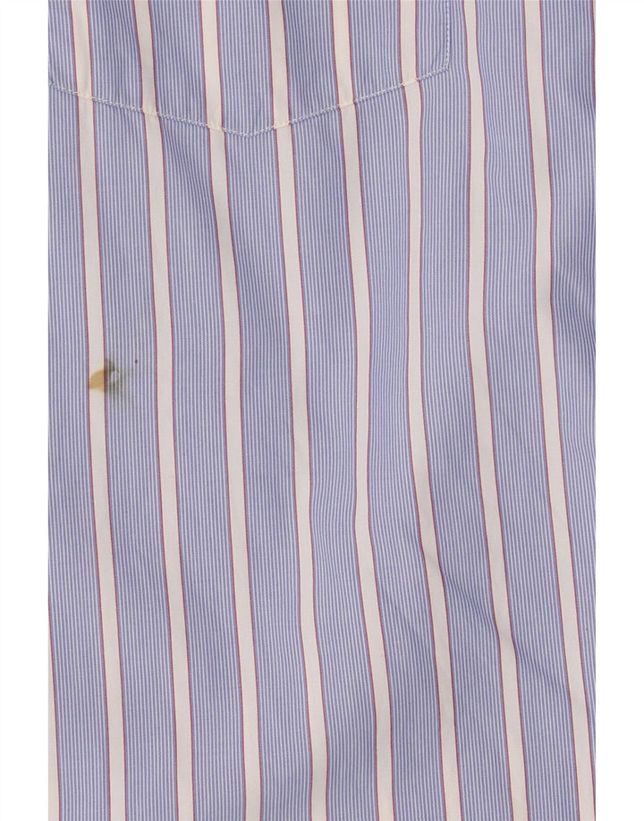 Camisa Massimo Dutti Hombre EU 42 Large Azul Rayas