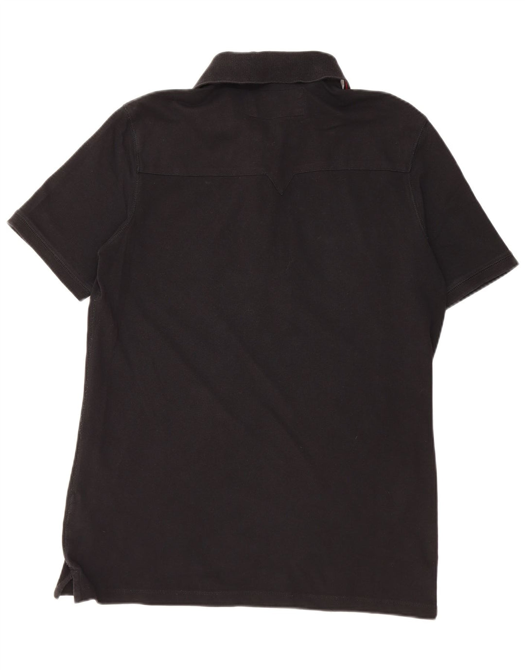 Guess Polo Hombre Grande Algodón Negro
