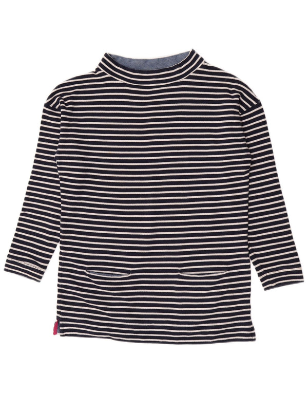 Joules Top Mujer Manga Larga UK 40 Small Azul Marino Rayas Náutico