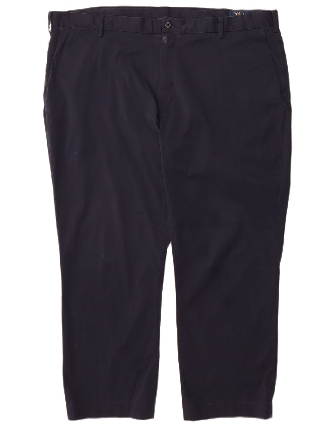 Polo Ralph Lauren Pantalones chinos para hombre W46 L30 Poliéster azul marino