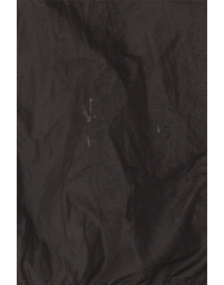Ellesse Chaqueta impermeable gráfica con capucha para hombre UK 36 Small Poliéster negro