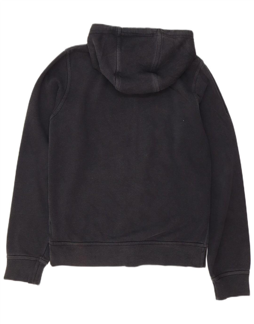 Nike - Sudadera con capucha y cremallera para hombre, talla pequeña, algodón negro