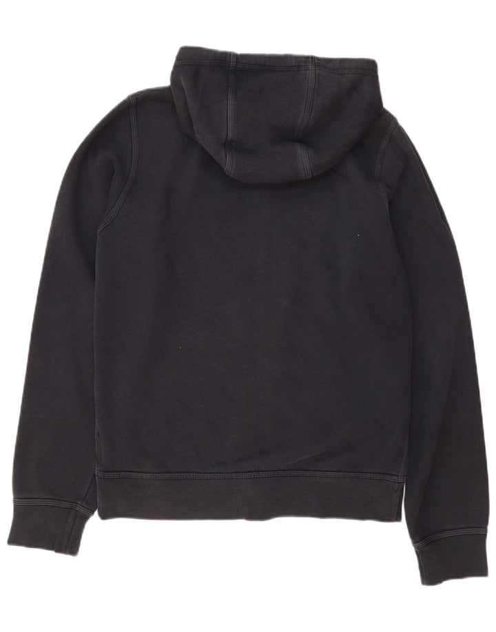 Nike - Sudadera con capucha y cremallera para hombre, talla pequeña, algodón negro