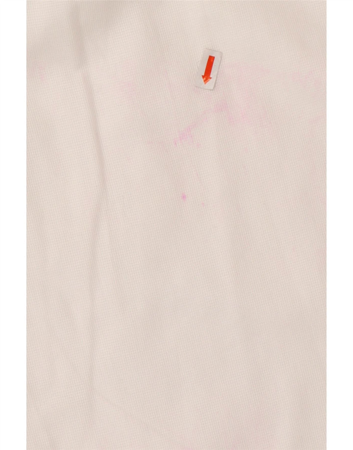 ROCCOBAROCCO Camisa formal para hombre Talla 17 1/2 44 XL Blanco