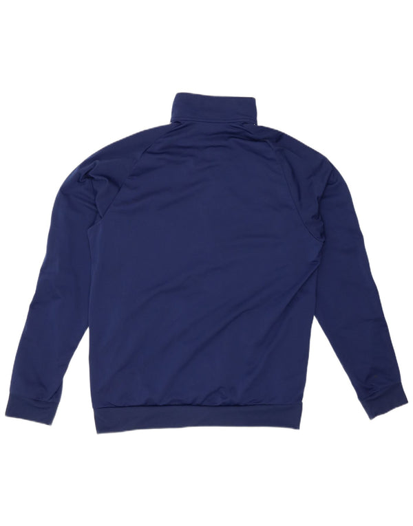 ADIDAS Chaqueta de chándal para hombre, talla grande, azul marino