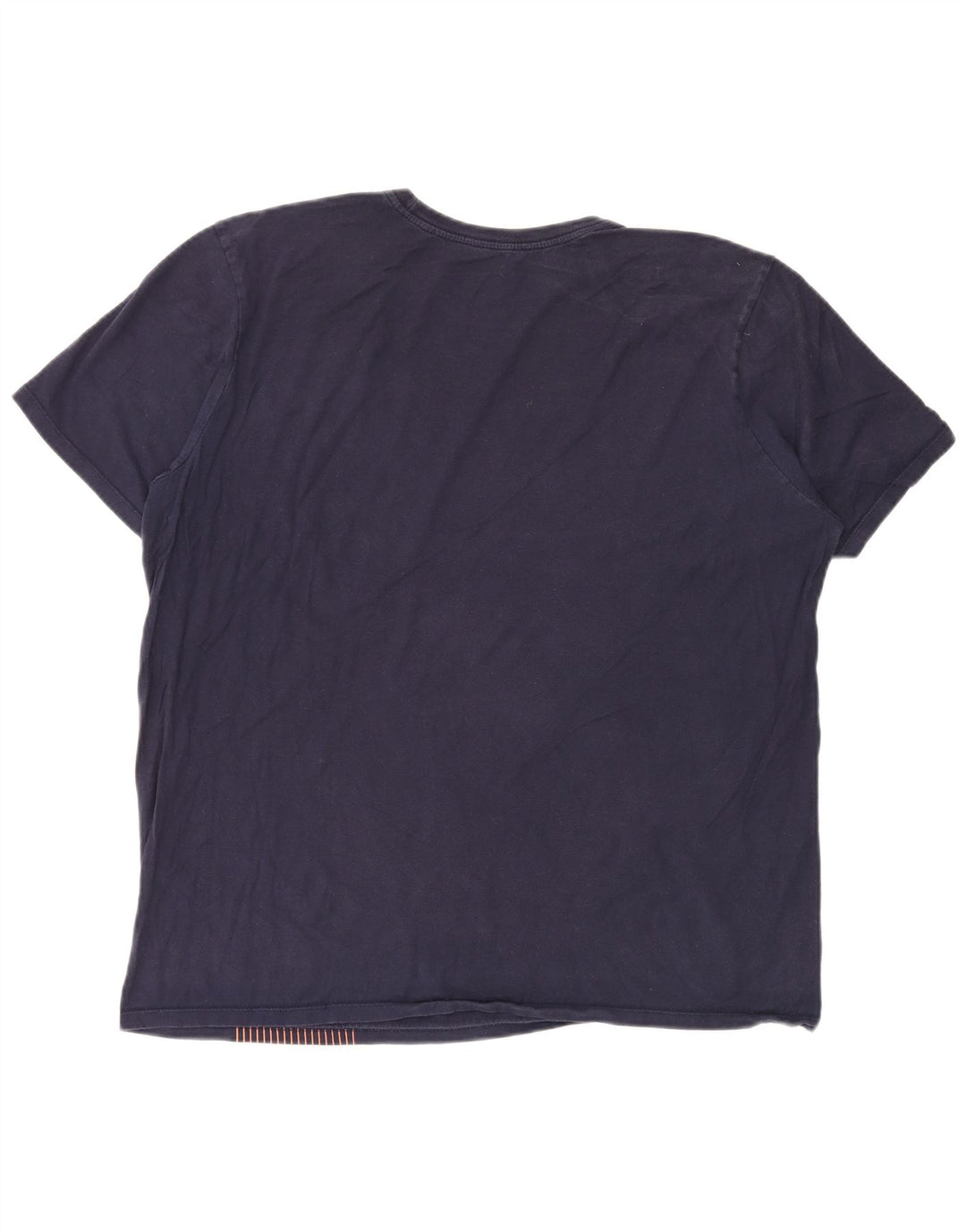 NIKE Camiseta gráfica para hombre Top XL Azul marino Algodón