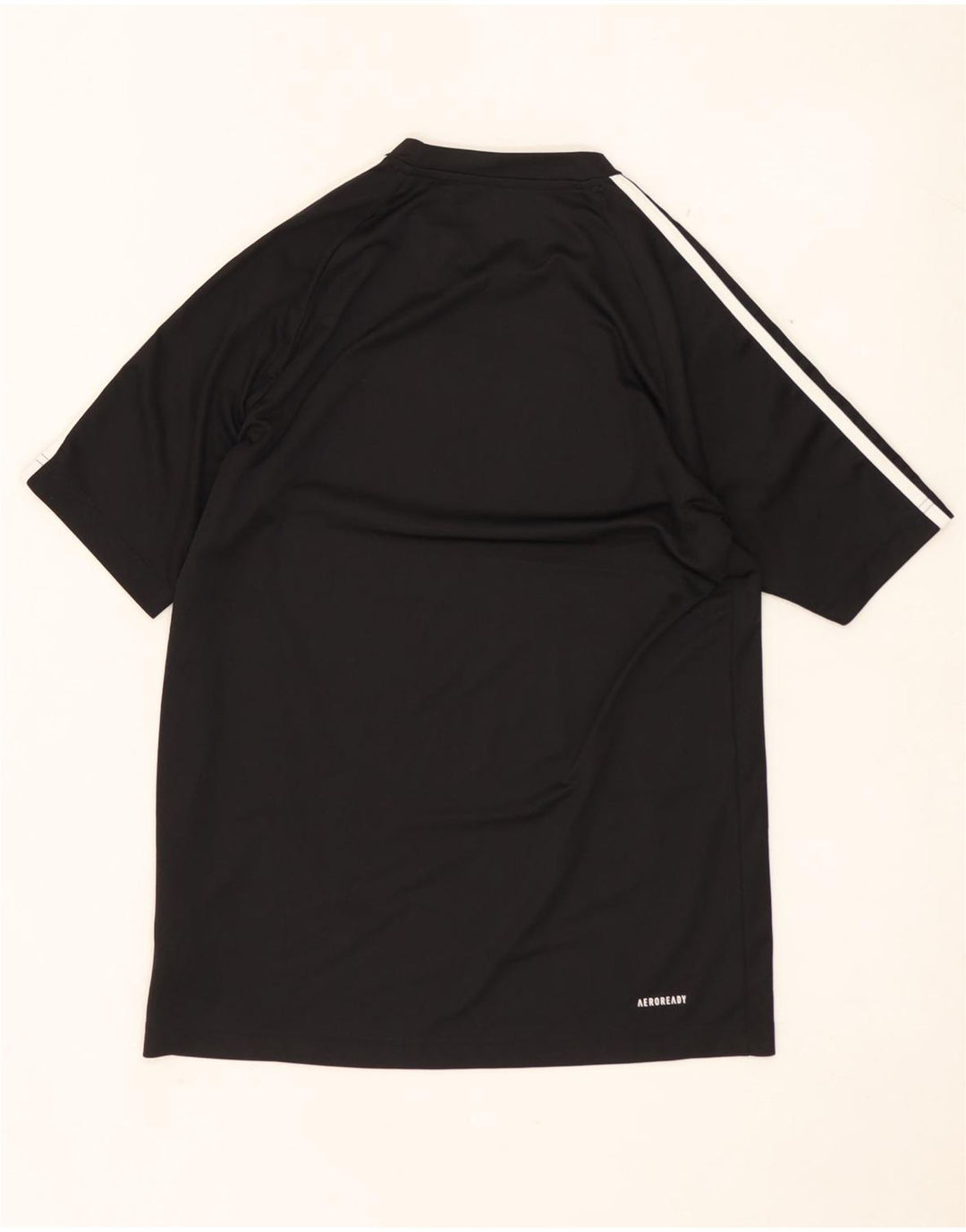 ADIDAS Camiseta Aeroready para hombre Top Pequeño Poliéster negro