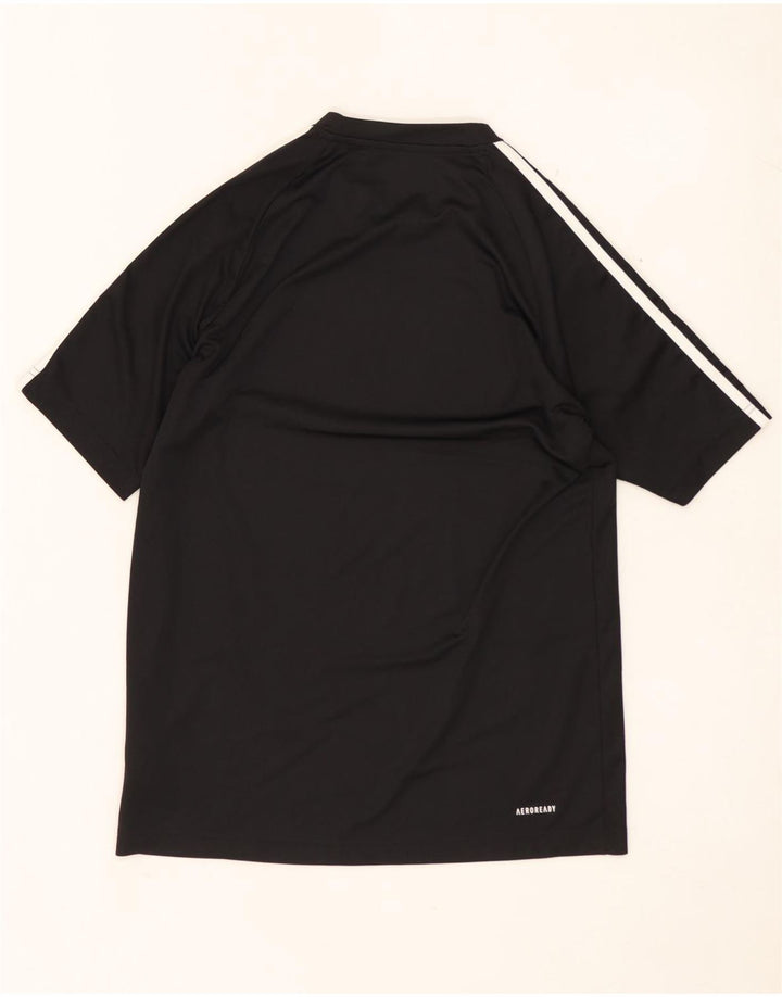 ADIDAS Camiseta Aeroready para hombre Top Pequeño Poliéster negro