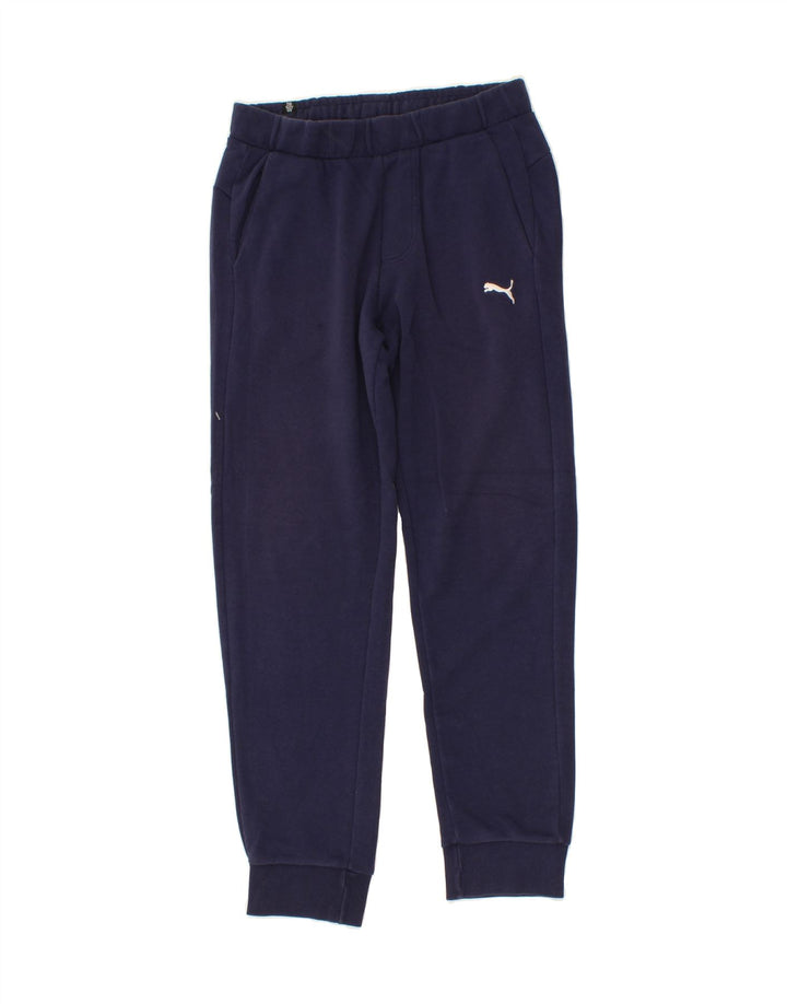 PUMA Mens Tracksuit Trousers Joggers Small  Blue Cotton Vintage Puma and Second-Hand Puma from Messina Hembry 