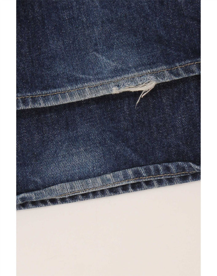 Diesel Vaqueros Rectos Hombre W38 L30 Algodón Azul Marino