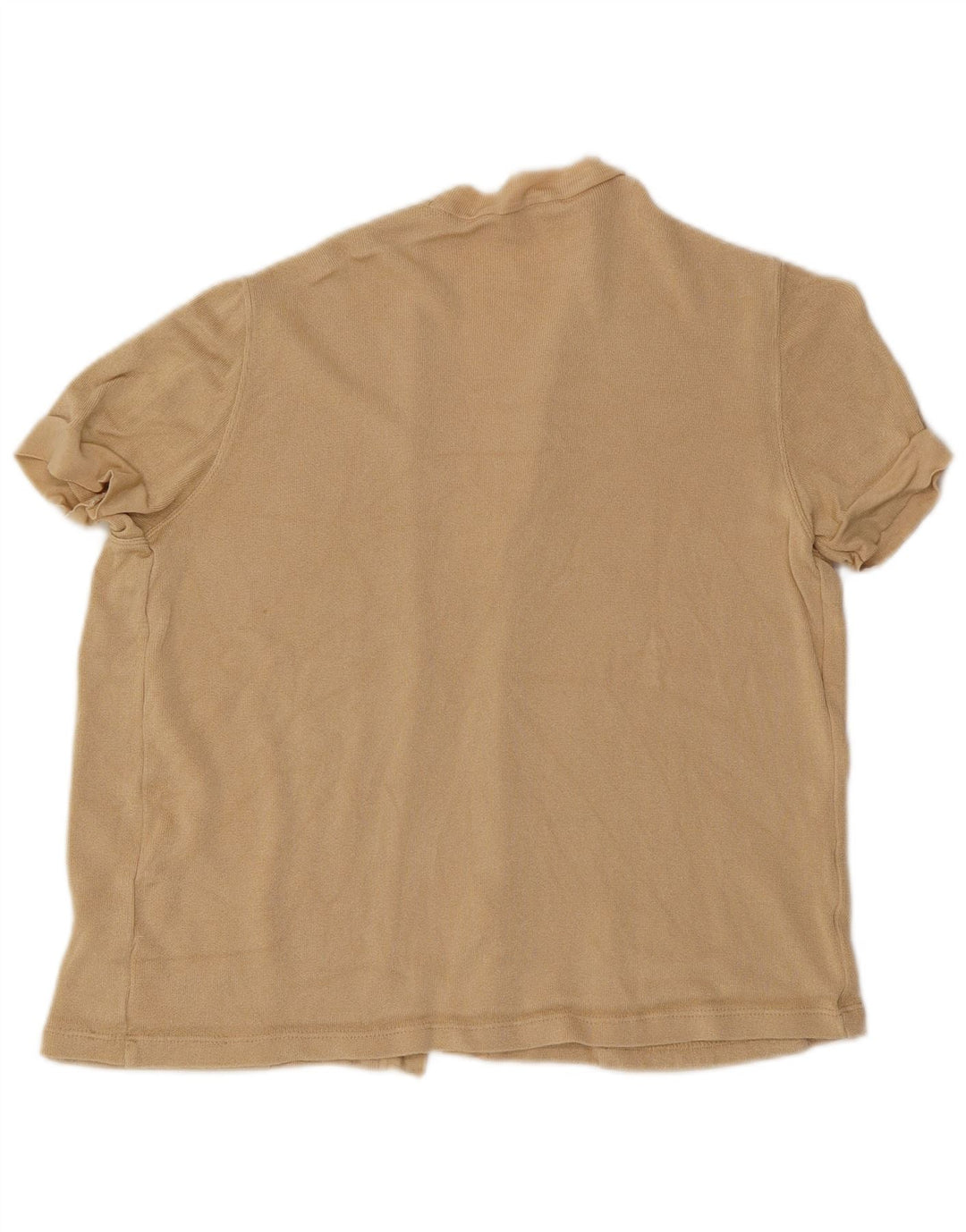 Max Mara - Cárdigan abierto de manga corta para mujer, talla 40, color beige medio