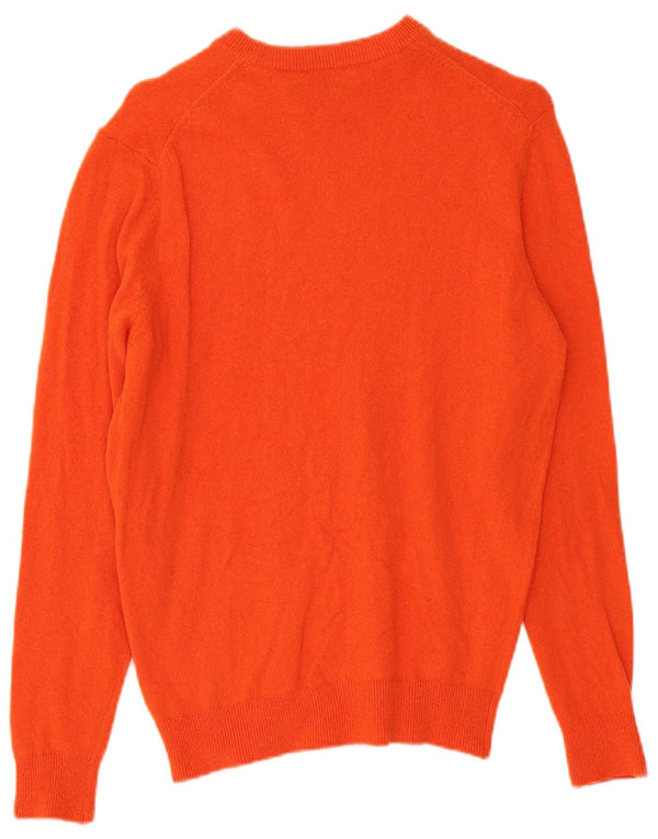 Zara Hombre Jersey Cuello Redondo Jersey Pequeño Naranja