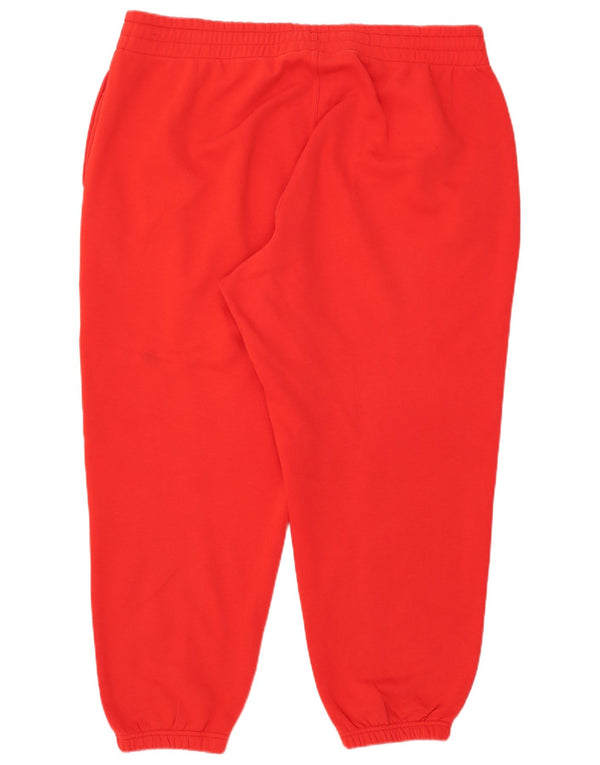 Adidas - Pantalones de chándal para mujer, talla 24/26, 2XL, algodón rojo