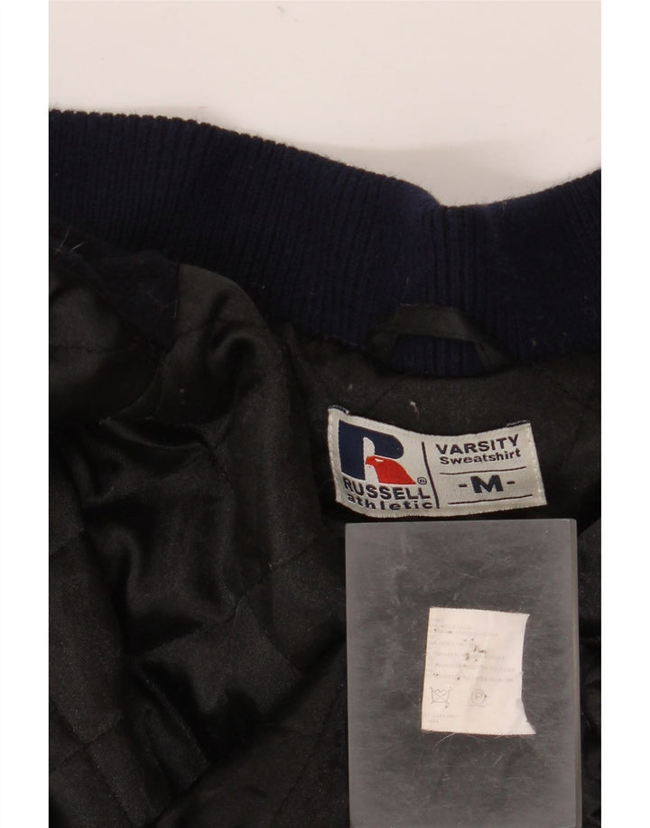 Russell Athletic Chaqueta universitaria para hombre UK 38 Medium Azul marino College