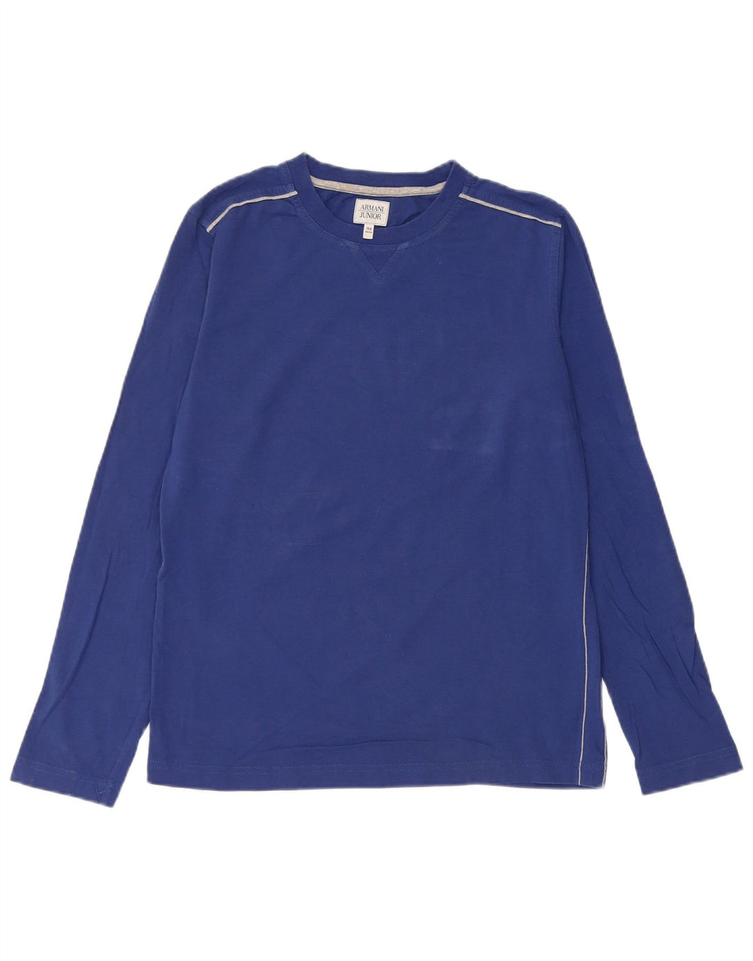 Armani Junior Camiseta Niño Manga Larga 13-14 Años Azul