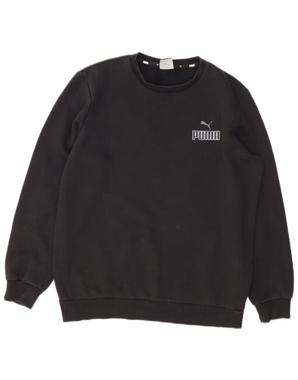 Sudadera Puma Jumper Medium Negro Algodón Hombre
