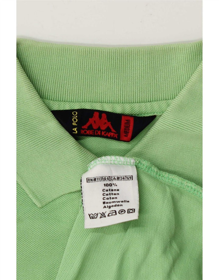 Polo Kappa Hombre Algodón Verde Medio