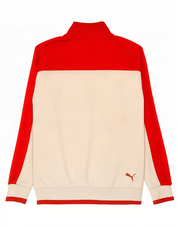 Puma Chaqueta de chándal para hombre XS Blanco Colorblock Poliéster