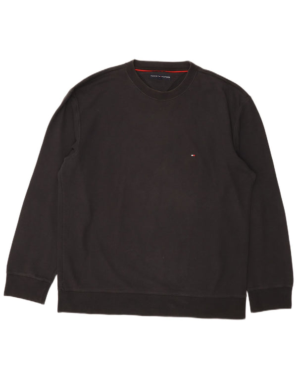 Tommy Hilfiger Sudadera para Hombre Jumper XL Negro Algodón