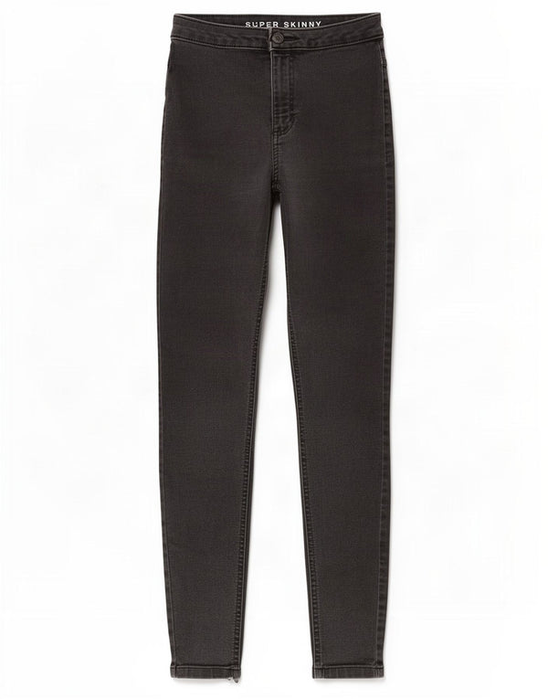 Marks & Spencer Vaqueros súper ajustados para mujer UK 8 Small W26 L28 Algodón negro