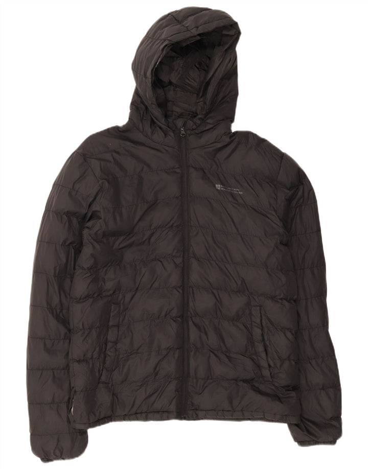 Chaqueta acolchada con capucha para hombre Mountain Warehouse UK 38 Medium Nylon negro