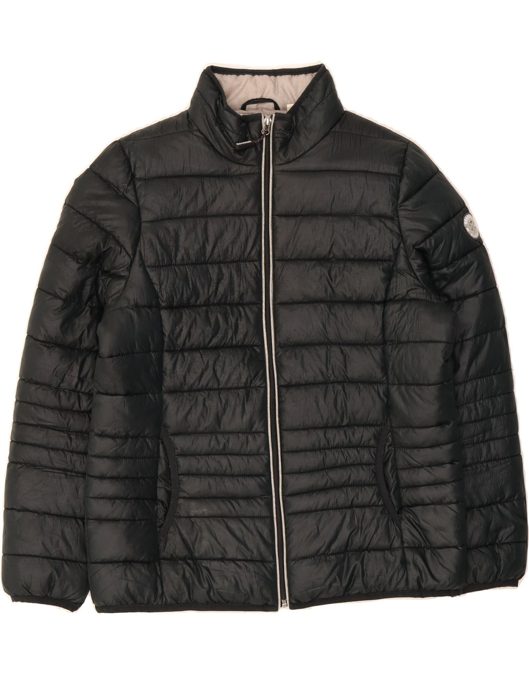 ROADSIGN Mens Padded Jacket UK 42 XL Navy Blue Polyester Vintage Roadsign and Second-Hand Roadsign from Messina Hembry 