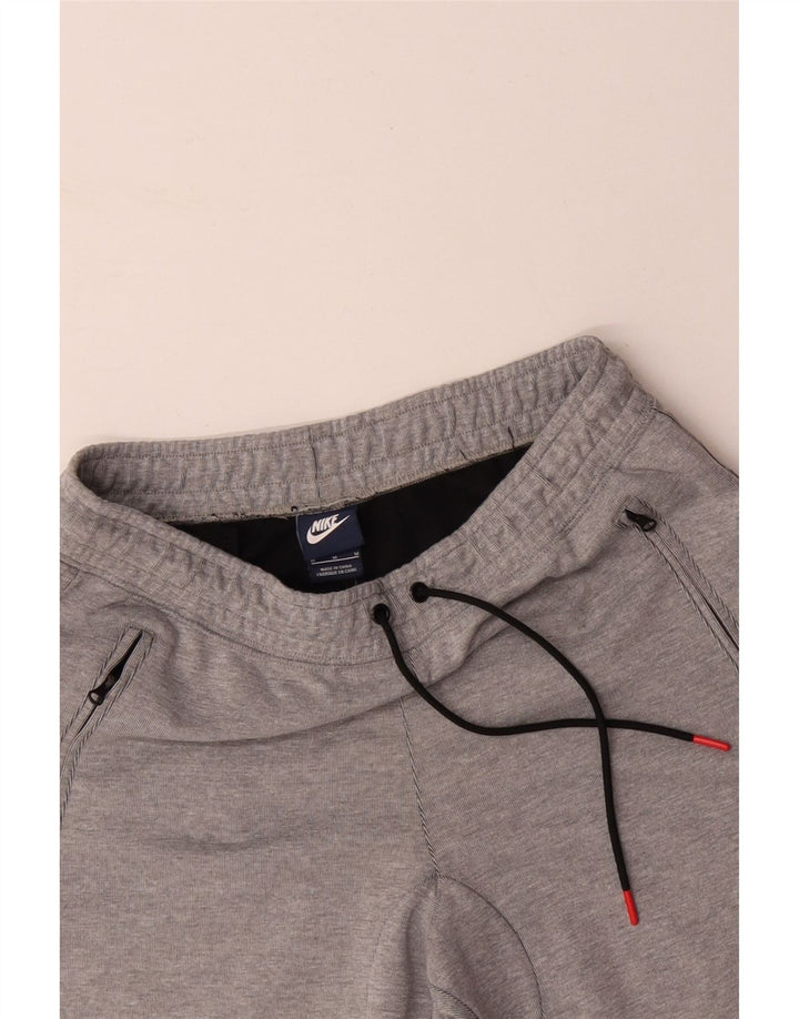 Pantalones cortos deportivos NIKE para hombre de algodón gris medio