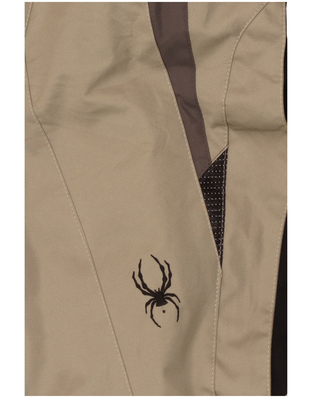 Spyder Chaqueta de esquí para hombre UK 40 Large Beige Colorblock