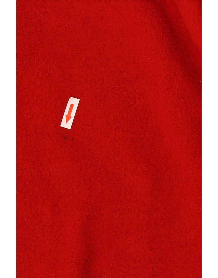 Endurance Jersey de forro polar con cuello de botón para mujer UK 10 Small Rojo Geométrico