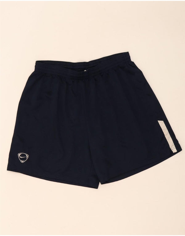 Nike Pantalones cortos deportivos para hombre XL Azul marino Colorblock Poliéster