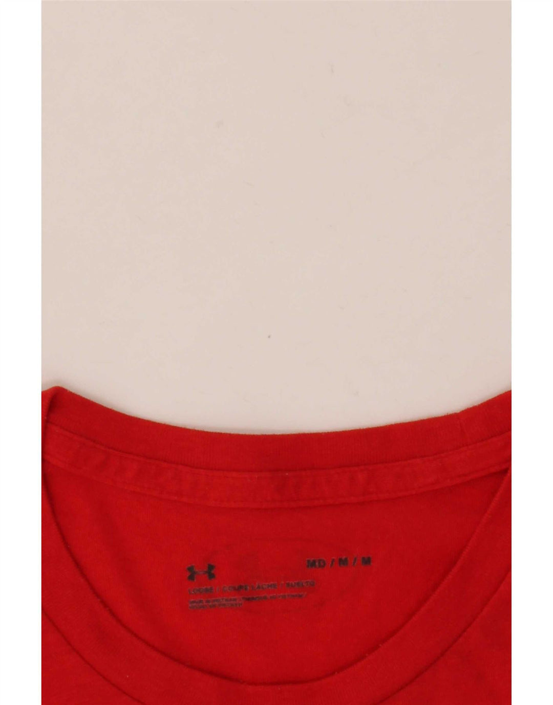 Under Armour Camiseta gráfica para hombre, parte superior mediana roja