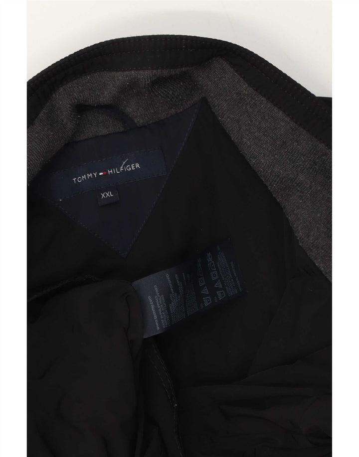 Tommy Hilfiger Chaqueta utilitaria para hombre UK 44 2XL Poliéster negro
