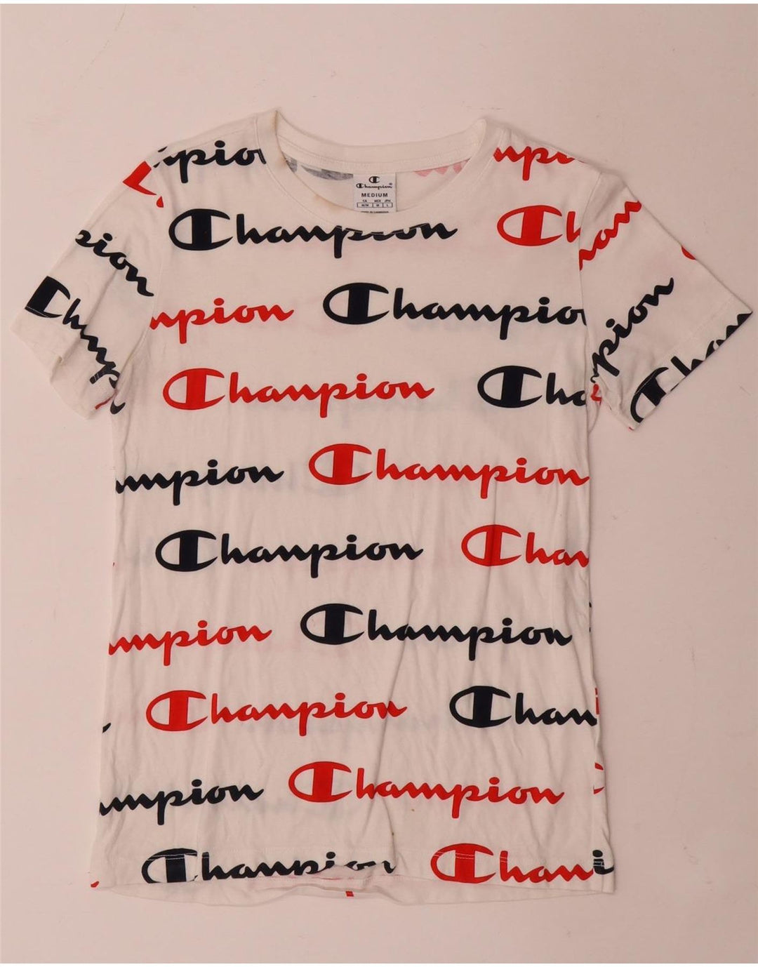 Champion Camiseta gráfica para mujer Top UK 12 Medium White